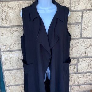 Duster Cardigan black Mudpie Business casual Career Work  Size Small / Med